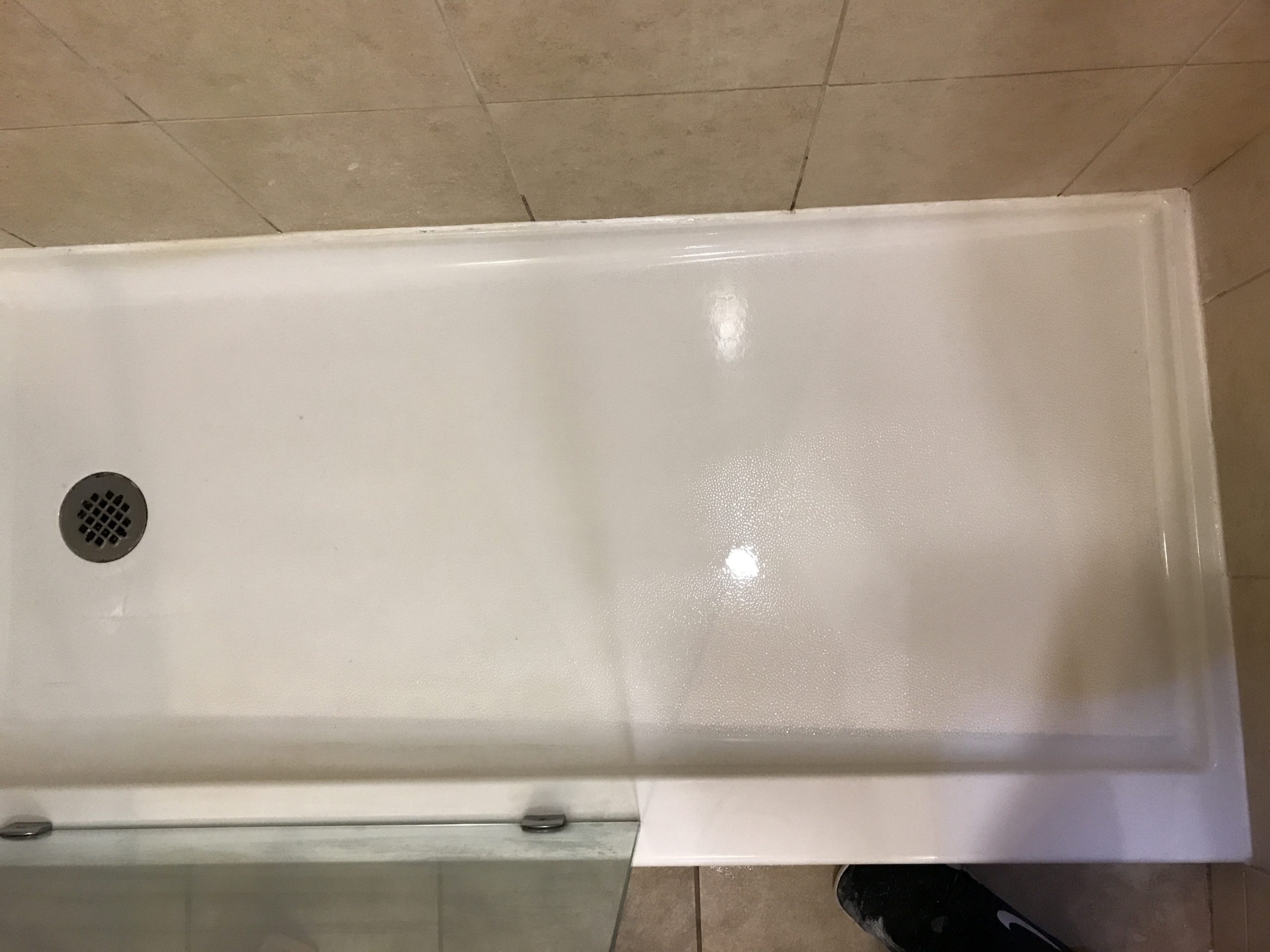 shower pan after pic