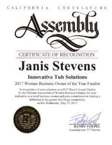 Assembly NAWBO certificate 2017