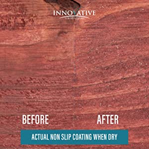 Trip Guard Wood Before and After